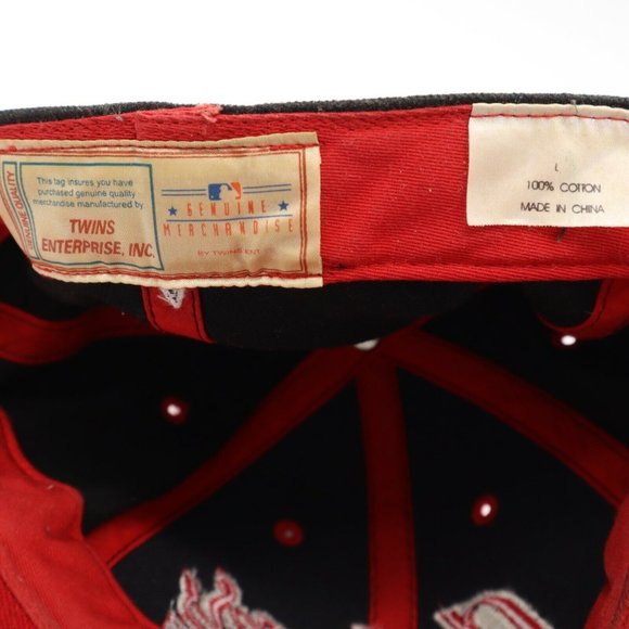 Vtg MLB Houston Astros Franchise Black Fitted Hat Cap by Twins Ent Size Large - Picture 8 of 8